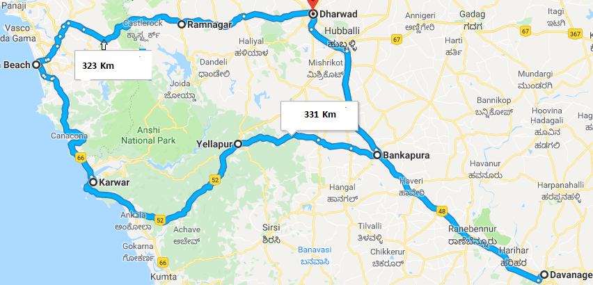 north karnataka tour itinerary