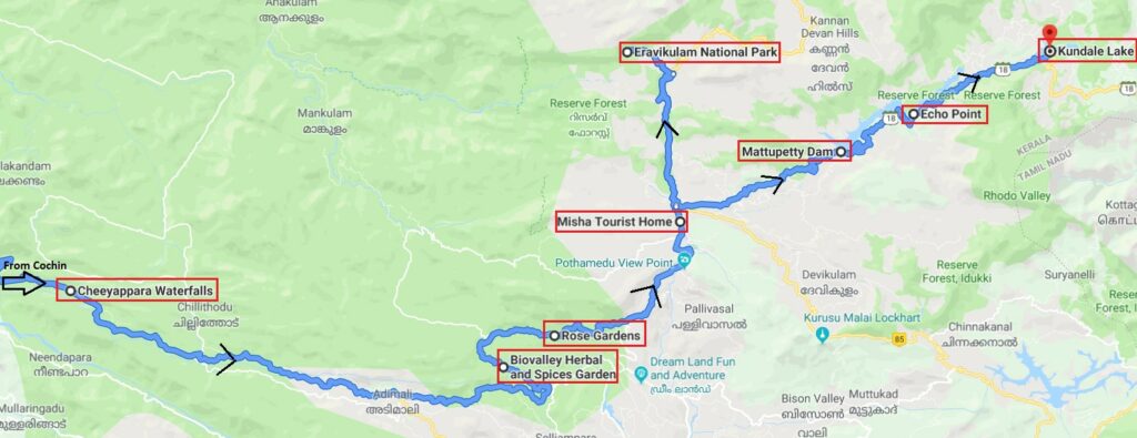 Munnar-Itinerary