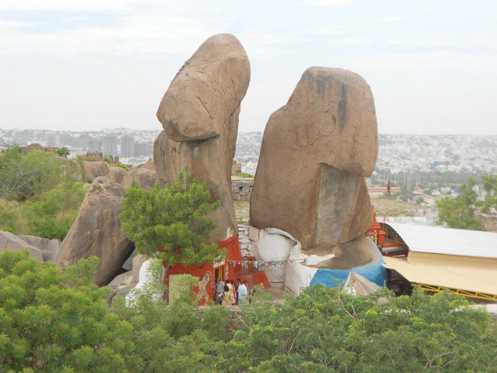 Mahakali temple at Golconda fort