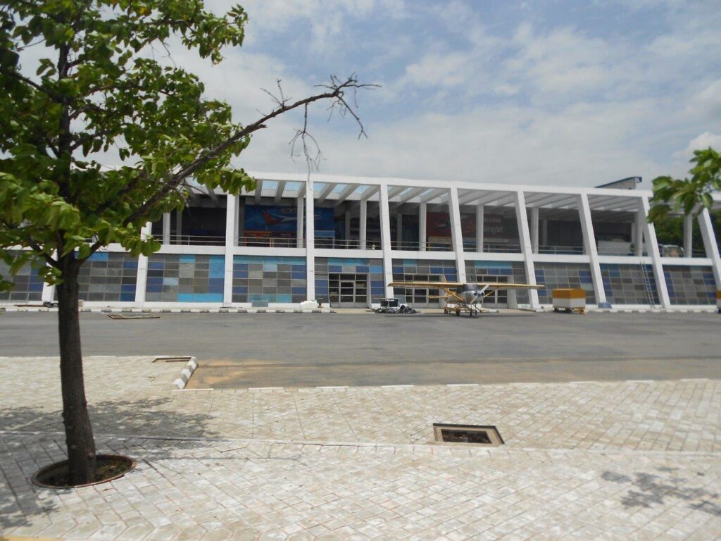 Shooting location of an airport at ramoji film city