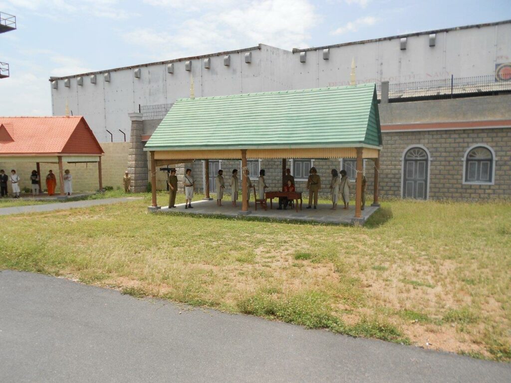 Shooting location of a Jail at ramoji film city