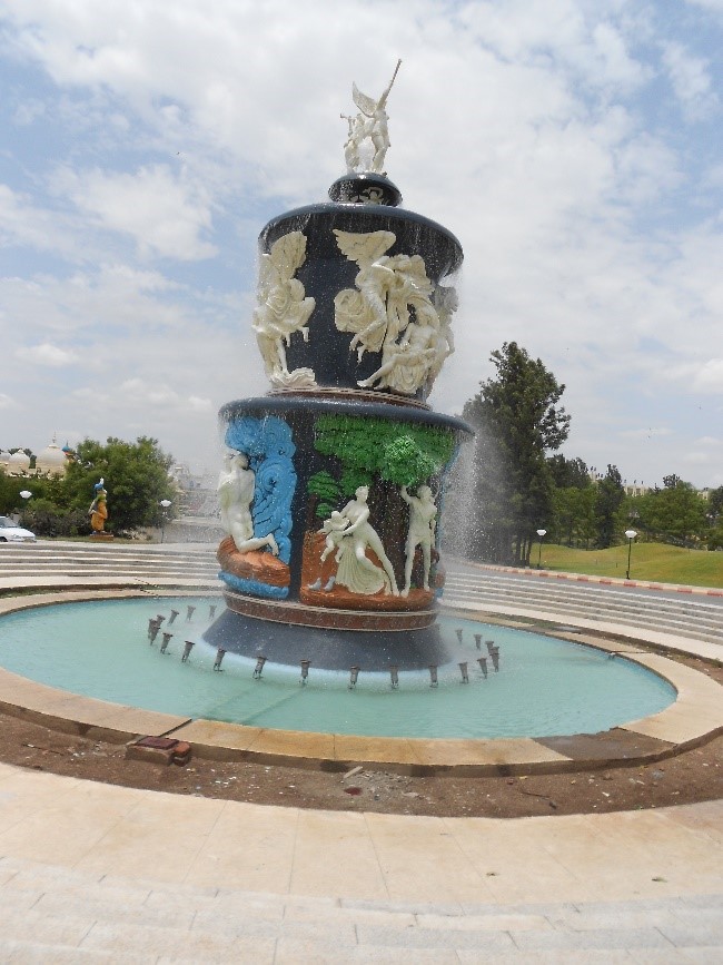Majestic Fountain at the Entrance of ramoji film city