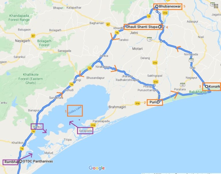Odisha Itinerary