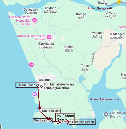 Gokarna-Beach trail trek