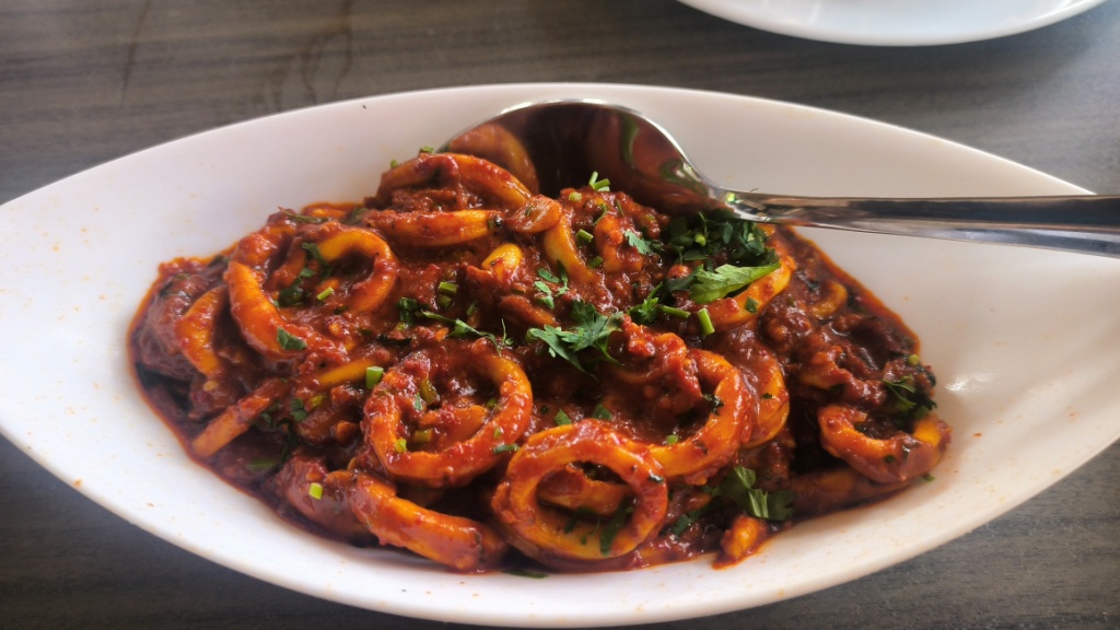 Squid masala