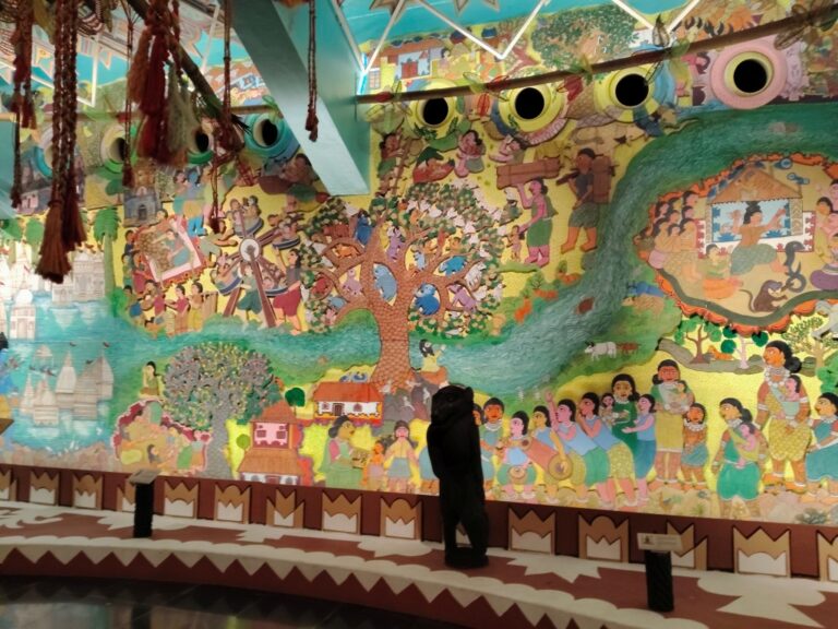 Narmada River Origin Mural