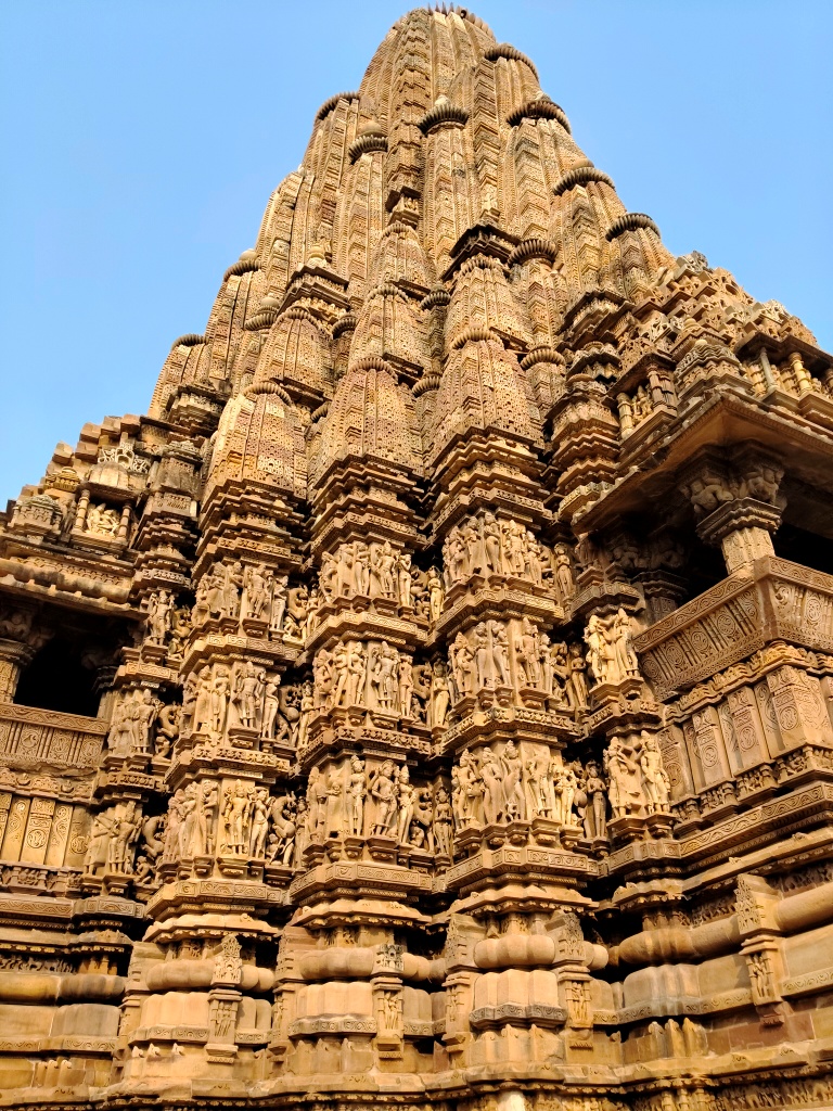 Kandariya Mahadeva Temple - Wall carvings