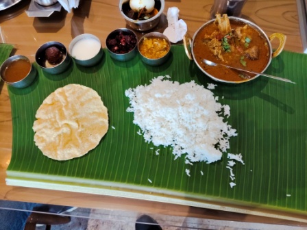 Lunch Meal spread