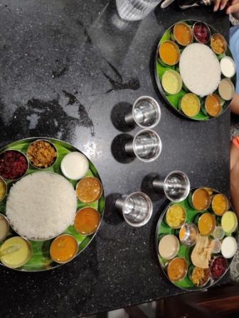 Veg Thali at Sree Ariya Bhavan