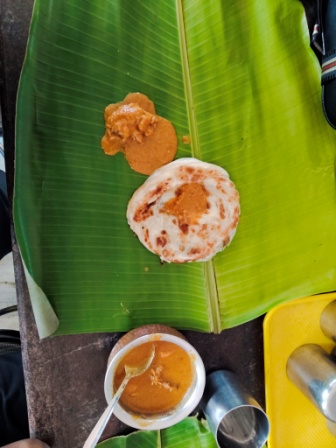 Parottas with Chicken Chettinad