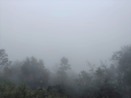 Heavily fogged Upper Lake View