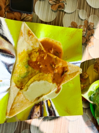 Masala Dosa - Served in local style