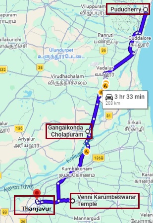 Pondicherry-Thanjavur