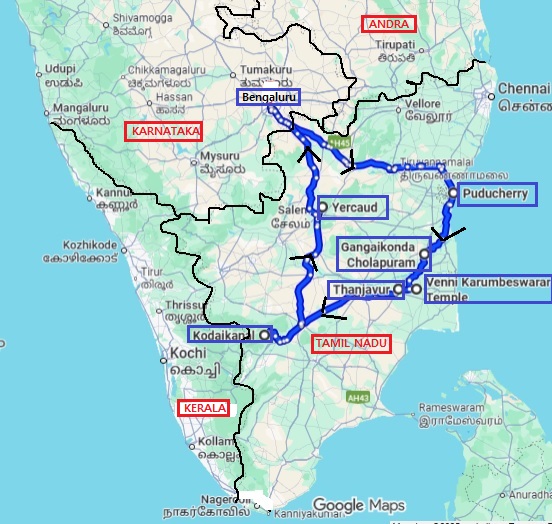 Itinerary