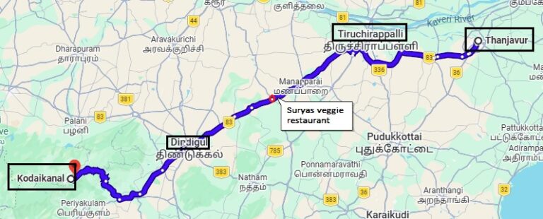 Thanjavur-Kodaikanal