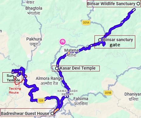 Almora-Kasar Devi-Binsar